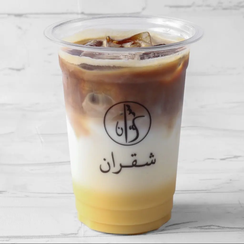 زعفران لاتيه بارد